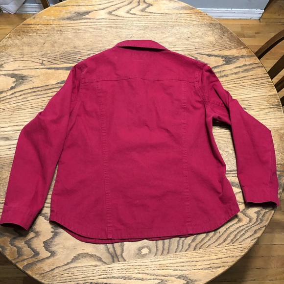 Somewhere Red Jean Jacket - Picture 3 of 3